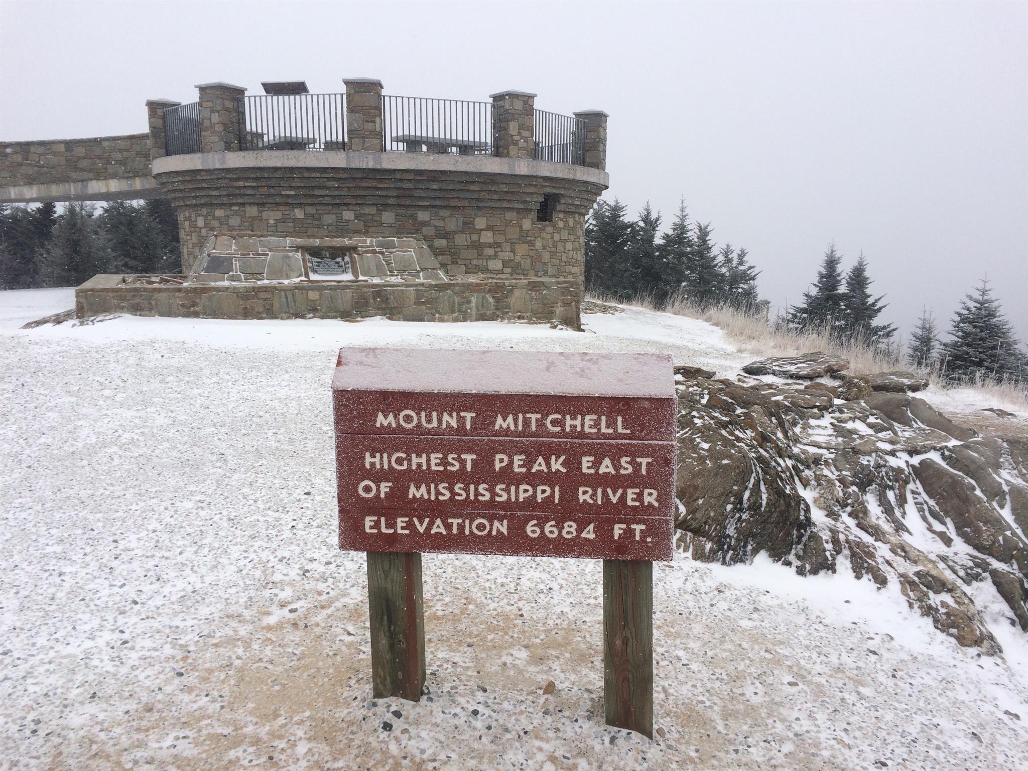 mount mitchell winter