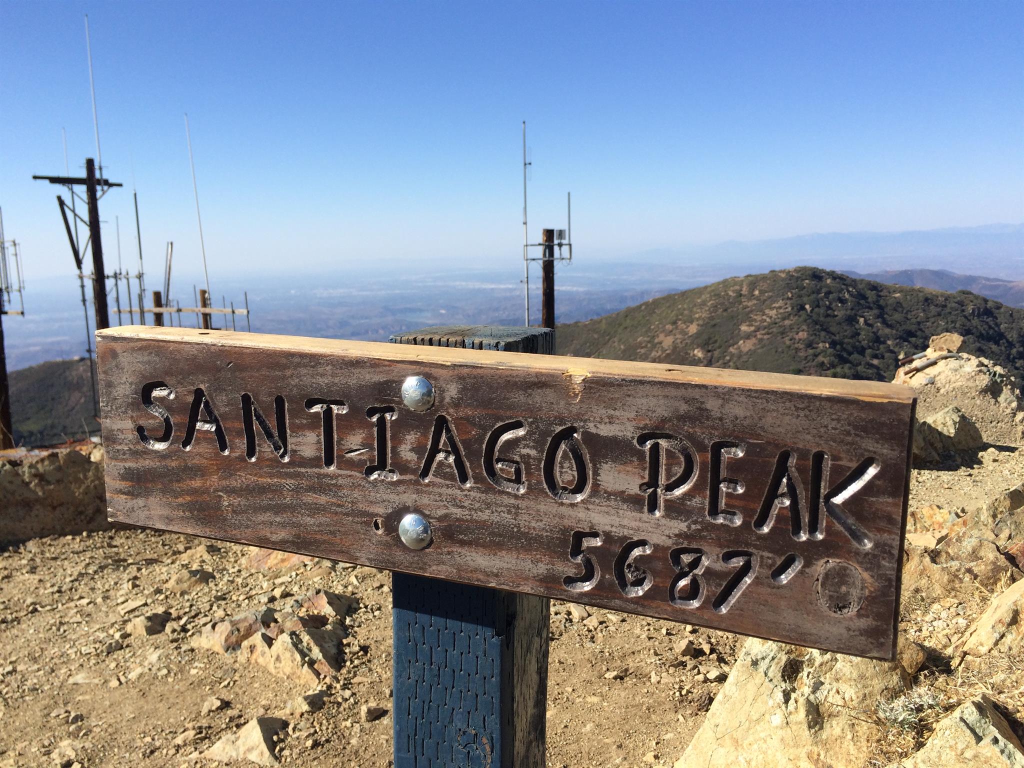 Smeren licht onderwerp Santiago Peak - Peakbagger.com